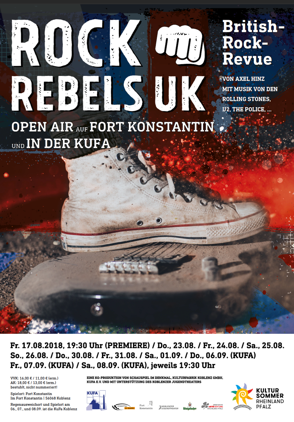 Plakat "Rock Rebels UK"